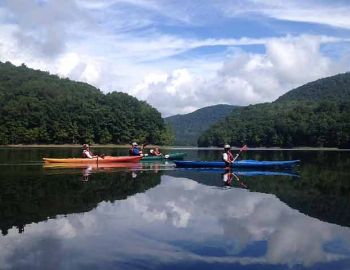 Kayaking with All Earth Eco Tours at Deep Creek Lake