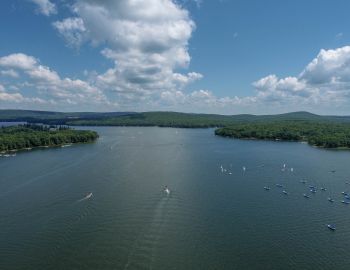 Deep Creek Lake Drone View Drone View of Deep Creek Lake Summer