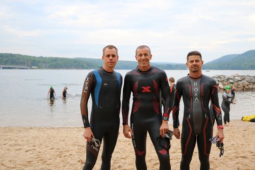 Racers in Savage Man Triathlon