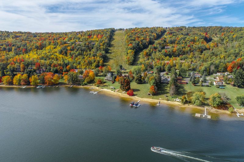 Fall Drone of Deep Creek Lake