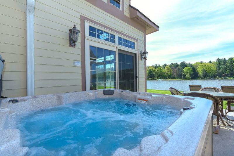 Hot Tub at Waterfront Retreat Deep Creek Lake
