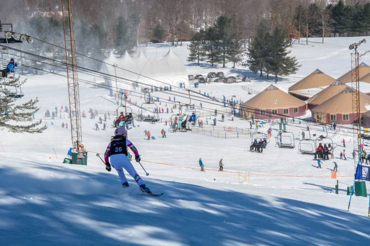 Skiing Deep Creek Lake